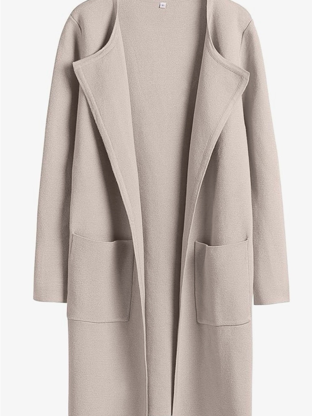 ANRABESS Long Cardigan Coatigan β Medium